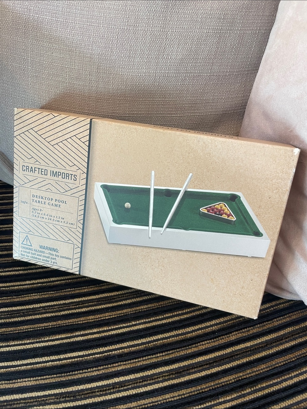 Crafted Imports Green Desktop Pool Table Game